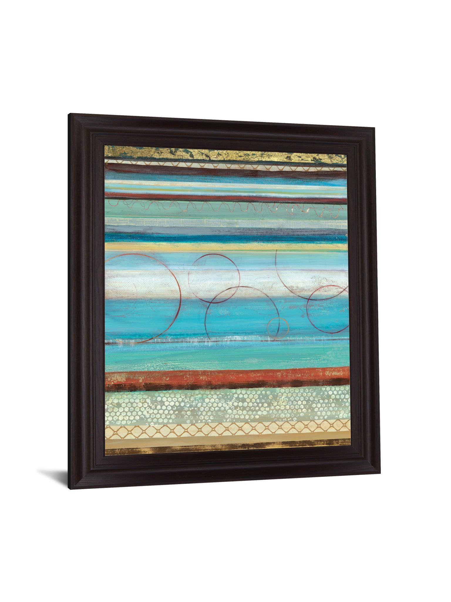 Azure Rhythm - 28" x 34" Framed Wall Art Classy Art