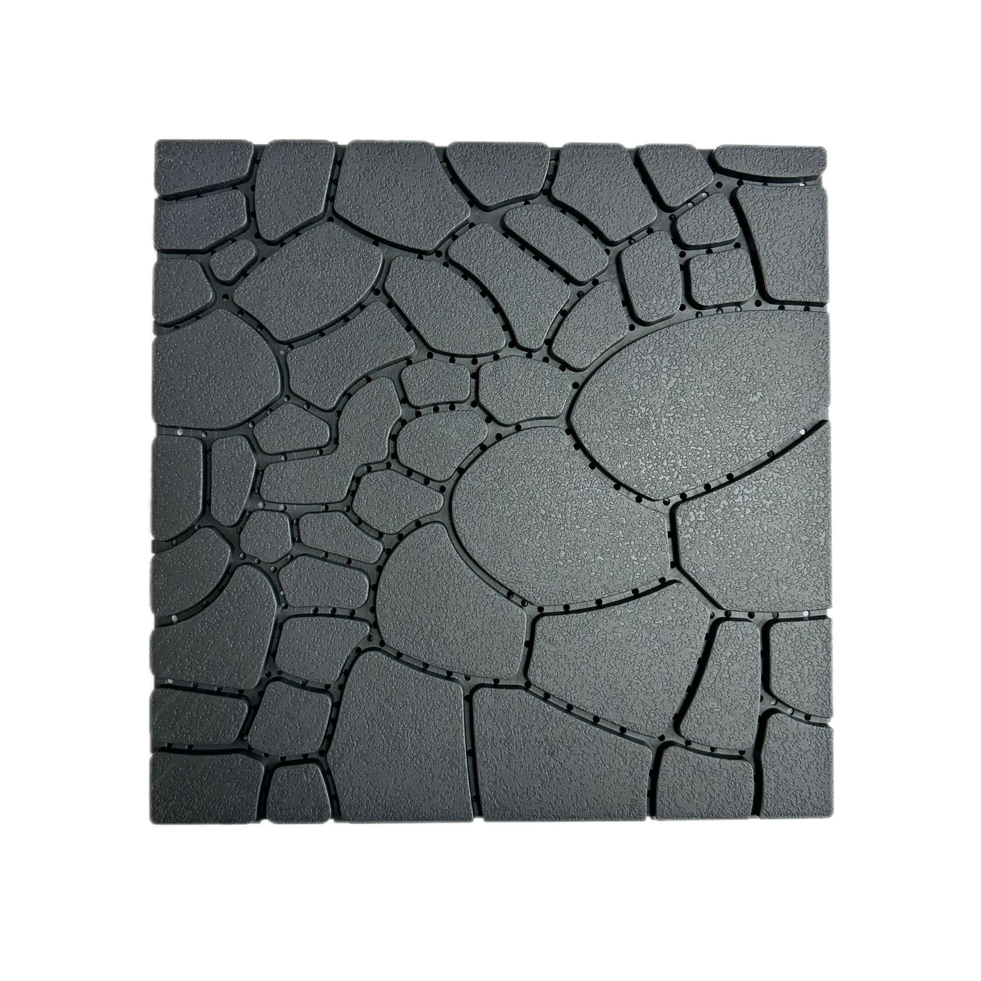 Stone Texture Patio Deck Tiles, Diy Module Interlocking Decking Floor Tiles Daily Nest