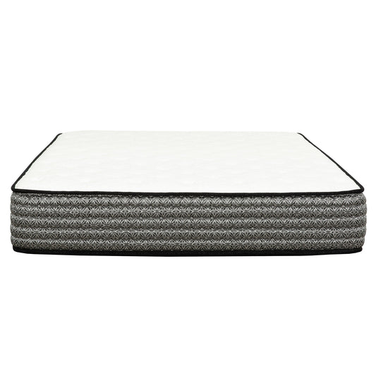 Premium 12" Queen Size Hybrid Mattress In A Box Soft Gel Memory Foam Top With Cooling Technology - Gray / White Daily Nest