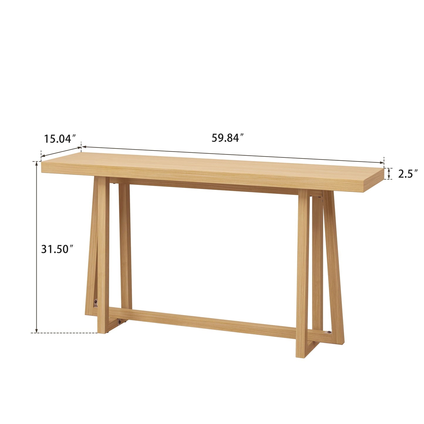 Console Table, Stylish Rectangular Entryway Table Home Essentials