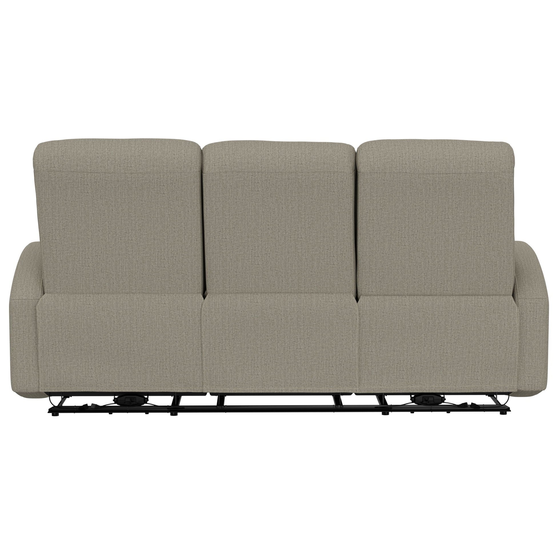 Manual Reclining Sofa With Dual Independent Recliners Emerald Home