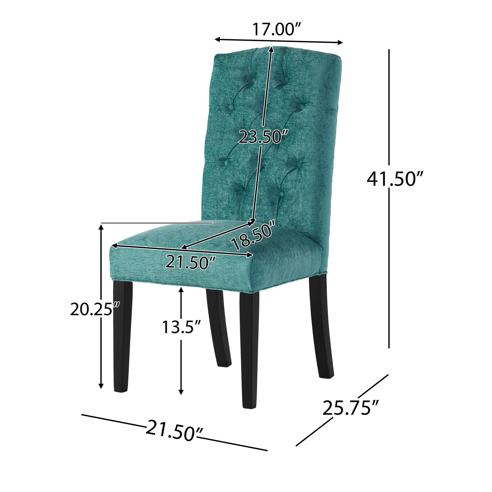 Harriet - Tufted Dining Chairs (Set of 2) Noble House