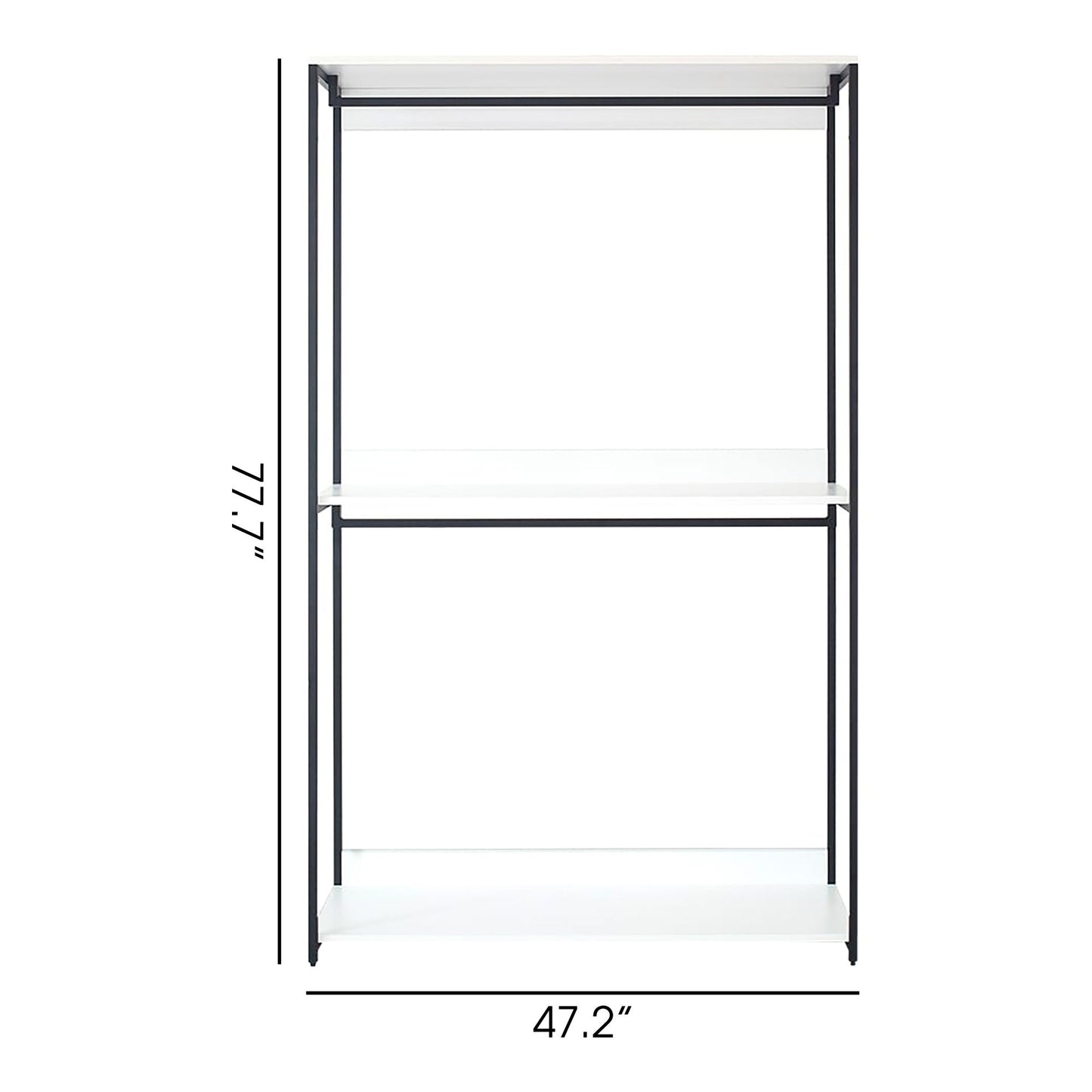 Fiona - Walk In Closet With Shelves Home Essentials