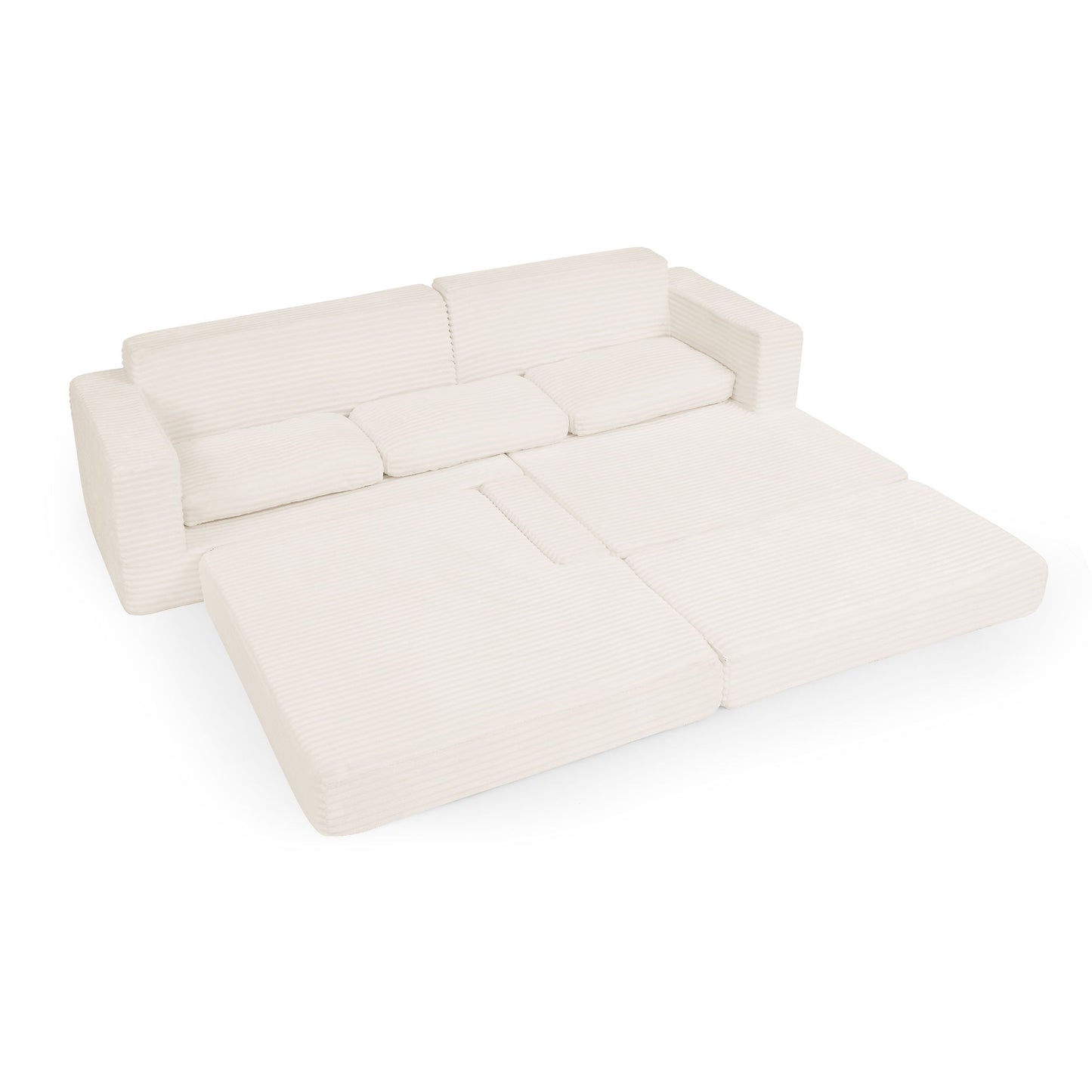 Modern Minimalist L Shape Modular Sectional Sofa, Couch Home Essentials
