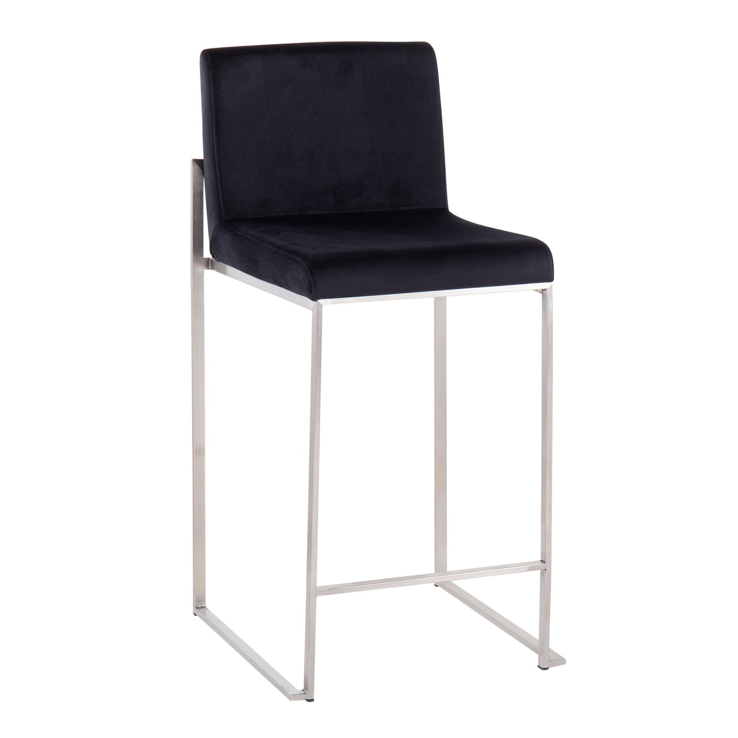 Fuji - Contemporary High Back Counter Stool, Functional Design Lumi Source