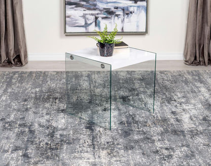 Opal - Rectangular Glass Frame Table Coaster Fine Furniture