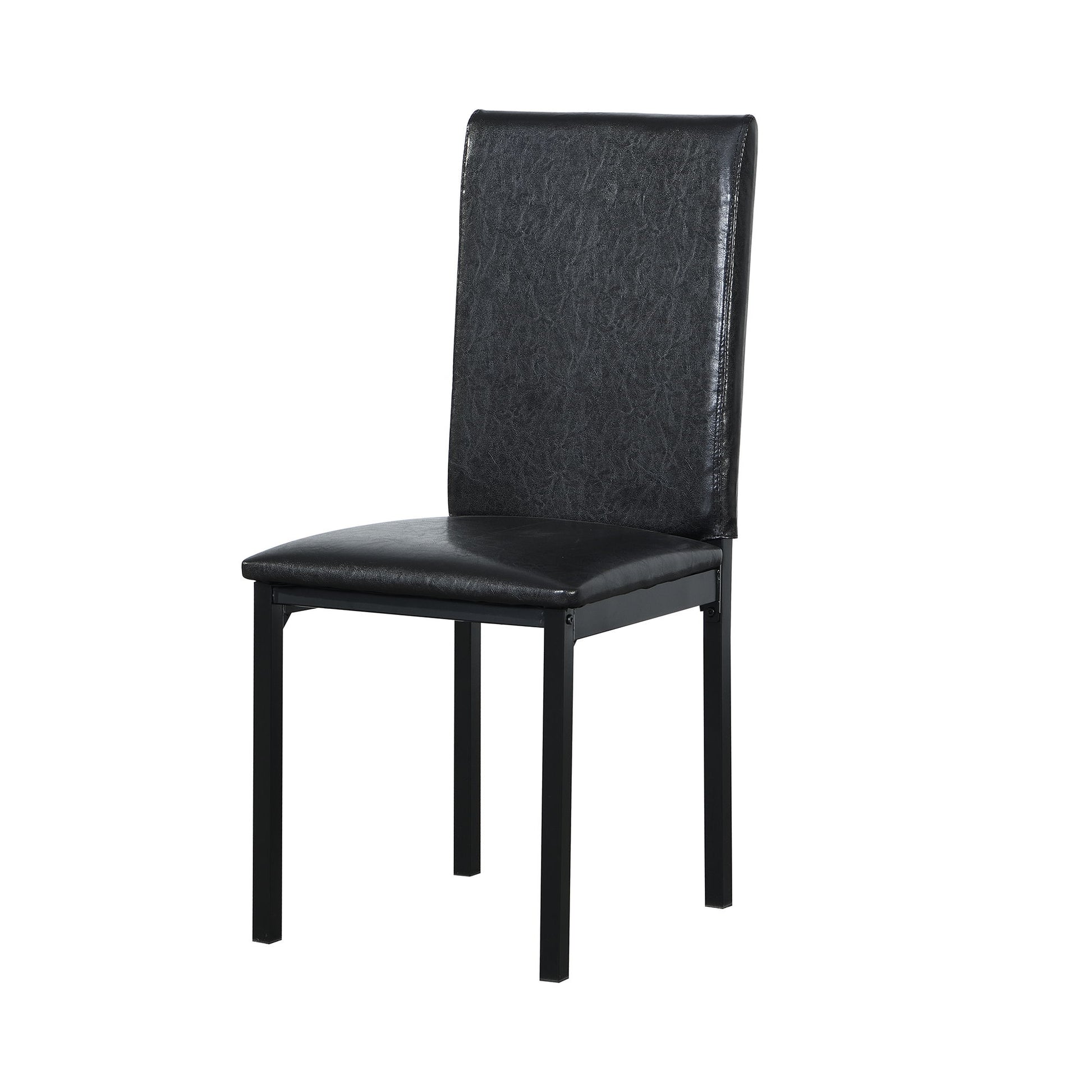 Metal Frame Dining Seats (Set of 4) - Black Home Essentials