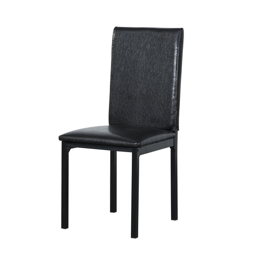 Metal Frame Dining Seats (Set of 4) - Black Home Essentials