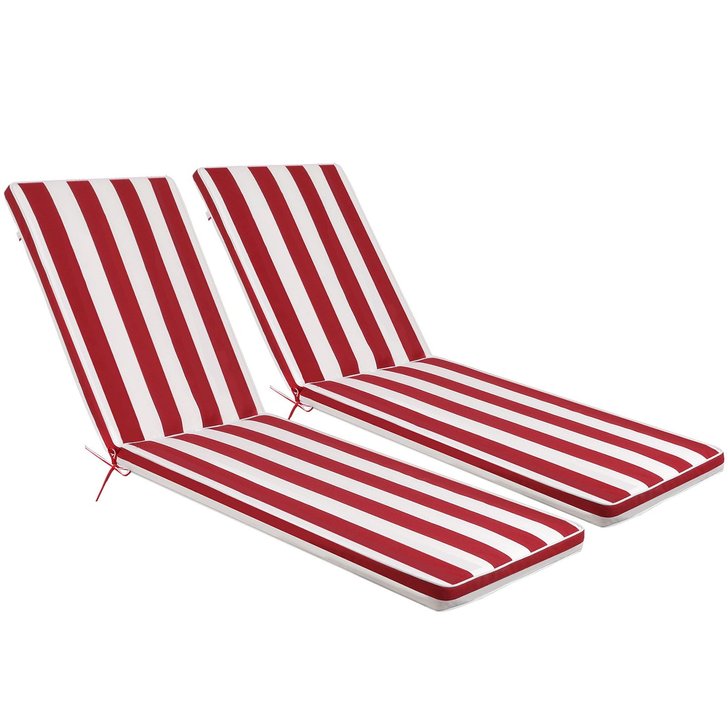 2 Pieces Set Outdoor Lounge Chair Cushion Replacement Patio Furniture Seat Home Essentials
