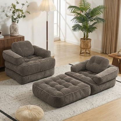 Convertible 2 In 1 Armrest Sofa For Bedroom Home Essentials