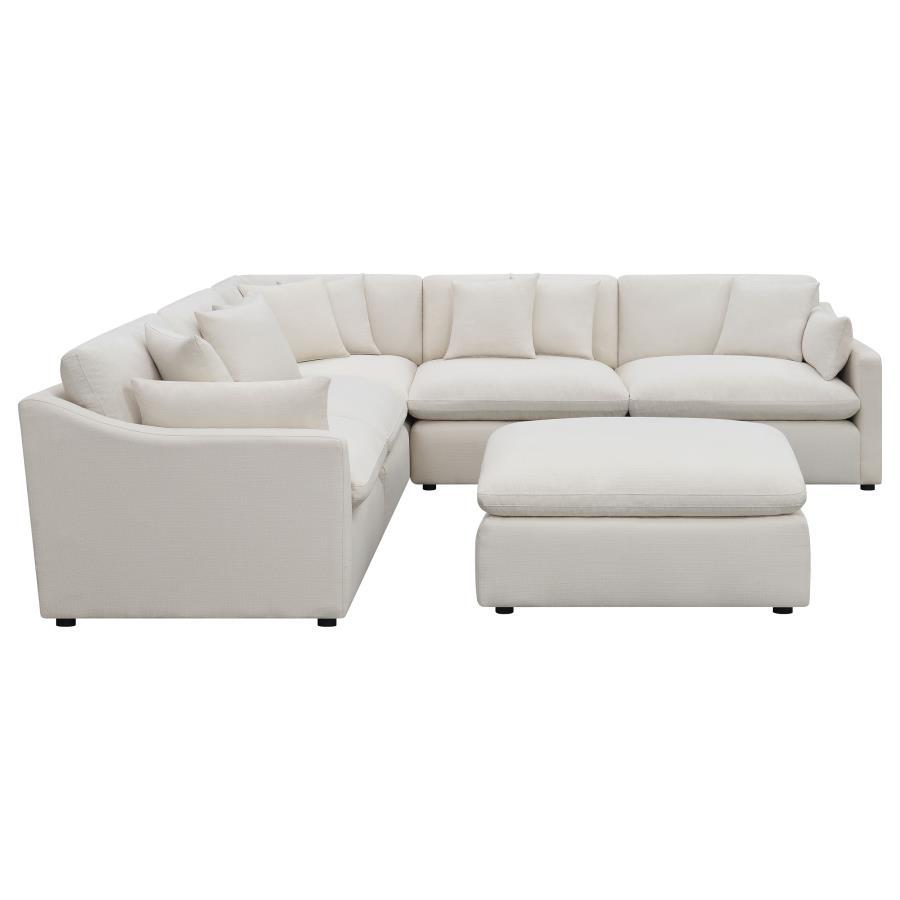 Hobson - Upholstered Modular Sectional Sofa With Ottoman Coaster Fine Furniture