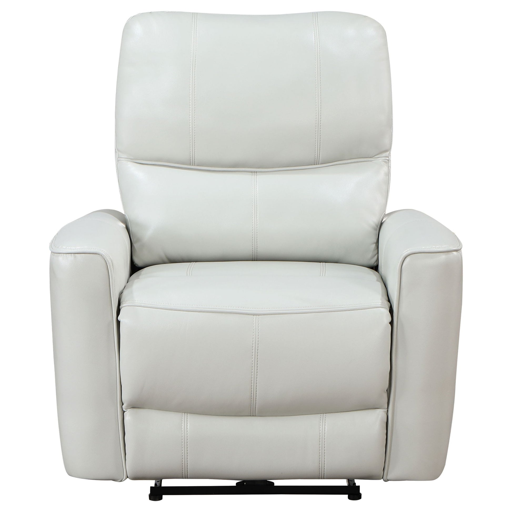 Dove Upholstered Power Recliner Chair With Smooth Power Recline And USB Charging - Gray Furniture Max