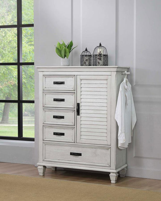 Franco - 5-Drawer Door Chest CoasterEssence