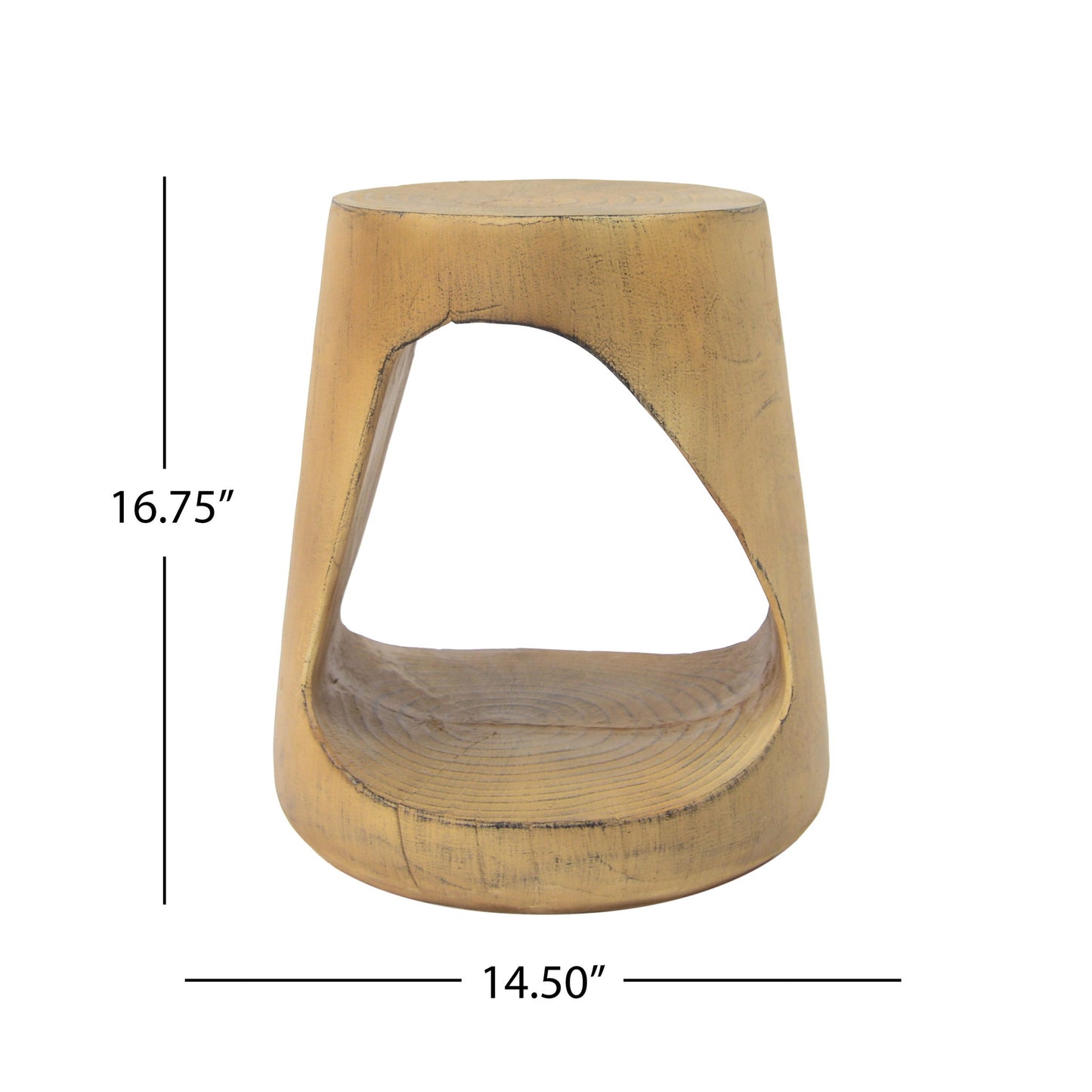 Hollow - Side Table, Durable And Weather Resistant Noble House