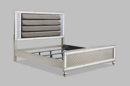 Cristian - Upholstered Bed Crown Mark