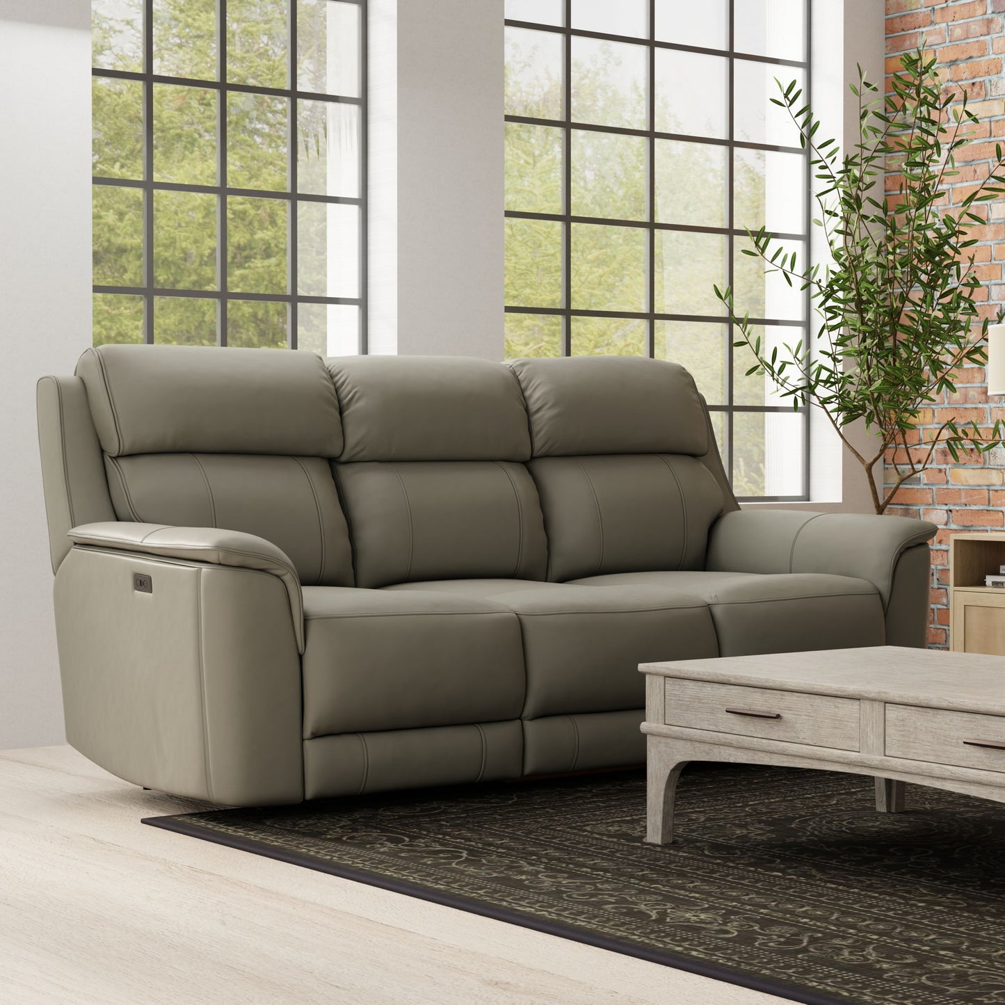 Oslo - Dual Power Reclining Sofa Home Essentials