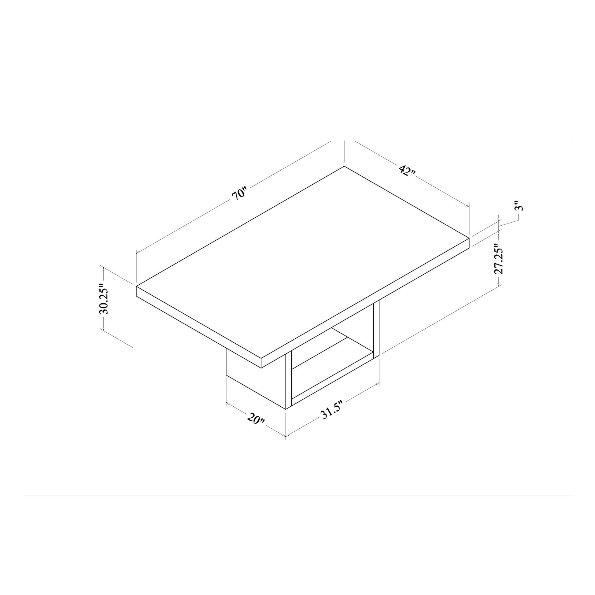 Sheena - Dining Table Global Furniture USA