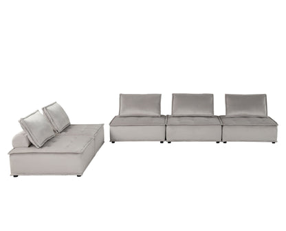 Anna - Soft Velvet Modular Sofa Lilola Home