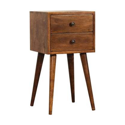 Mini 2 Drawer Nightstand Artisan Furniture