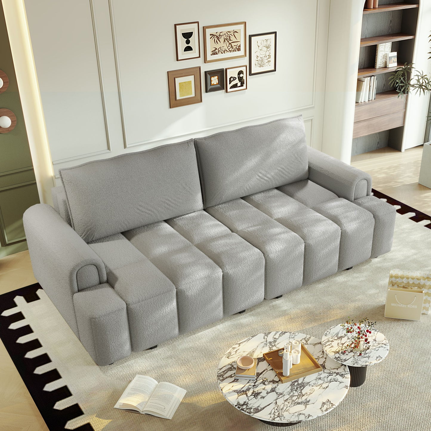 4 Seater Modern Couch With Seats Storage Home Essentials