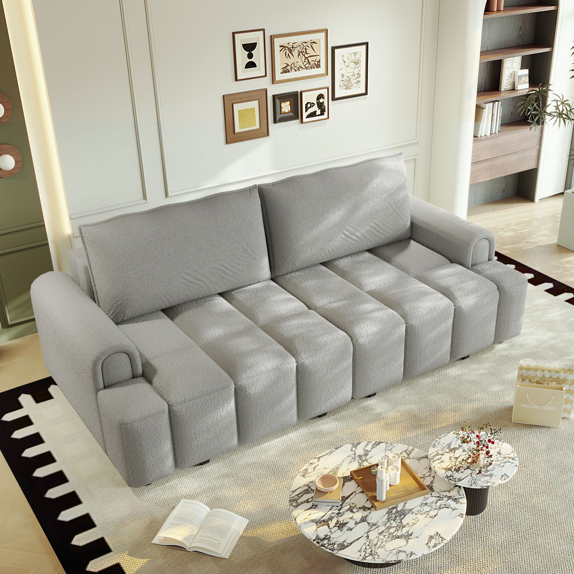 4 Seater Modern Couch With Seats Storage Home Essentials