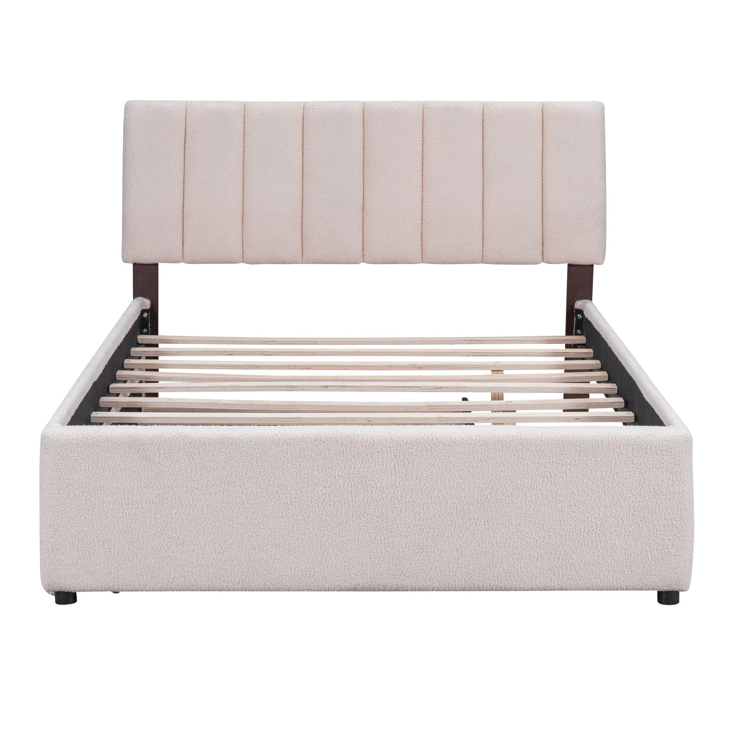 Upholstered Platform Bed With Trundle Halcyon Home