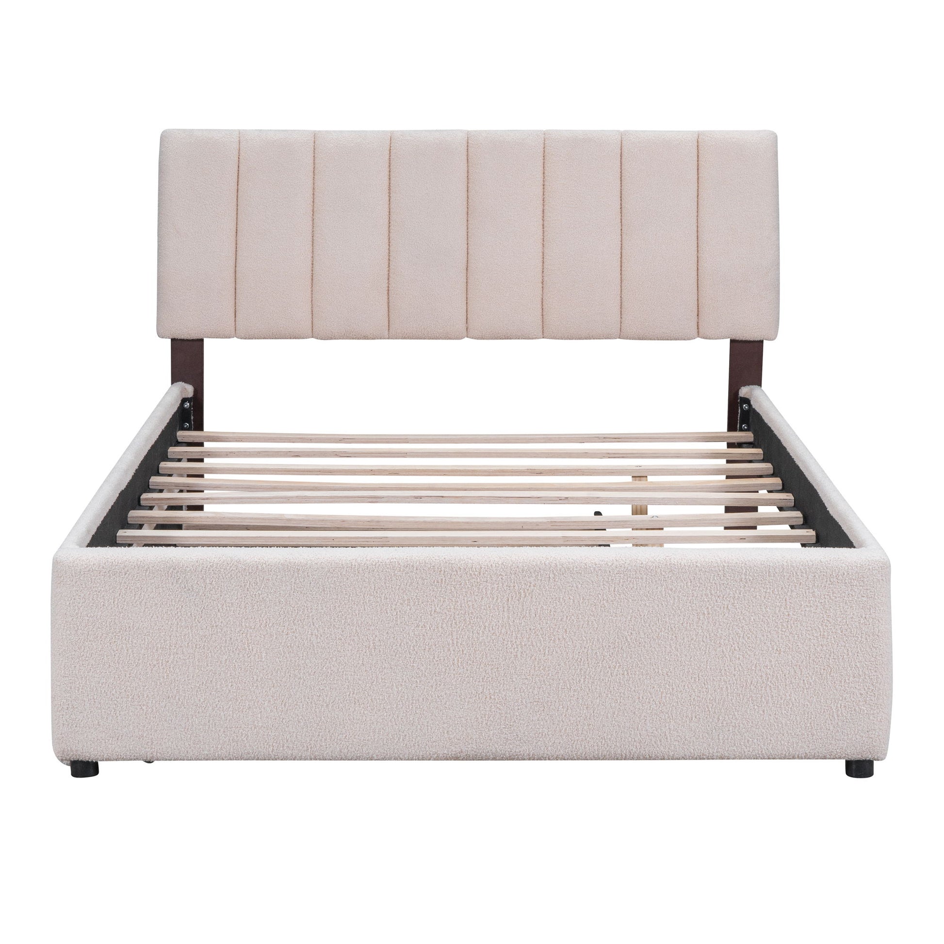 Upholstered Platform Bed With Trundle Halcyon Home
