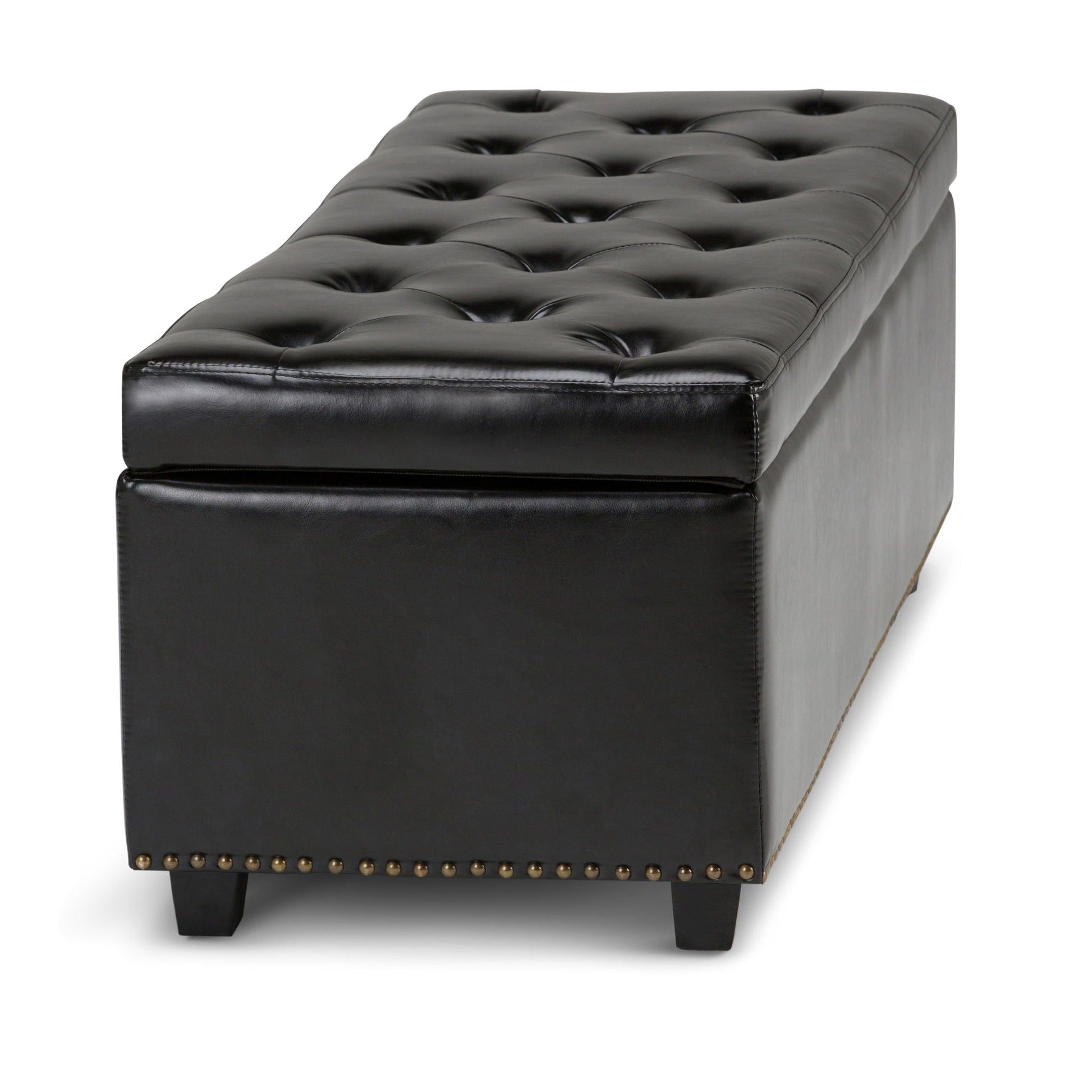 Hamilton - Upholstered Storage Ottoman Simpli-Home