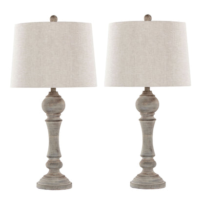 Winston - Farmhouse Poly Table Lamp (Set of 2) Lumi Source