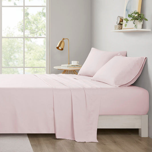 Microfiber - All Season Soft Touch Sheet Set - Pink