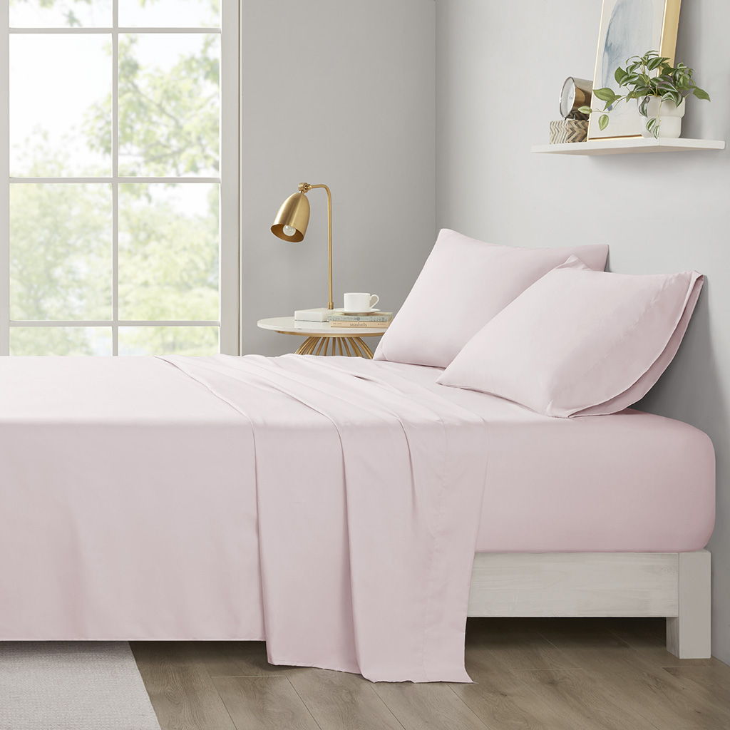 Microfiber - All Season Soft Touch King Sheet Set - Blush