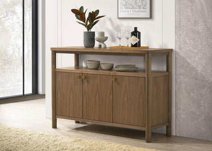 Crestmore - Dining Cabinet Sideboard Buffet - Walnut Coaster Fine Furniture