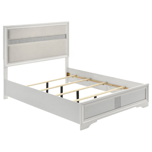 Annie - Full Panel Bed - White Furniture Max
