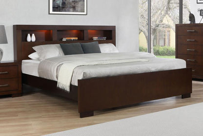 Jessica - LED Storage Bookcase Bed CoasterEssence