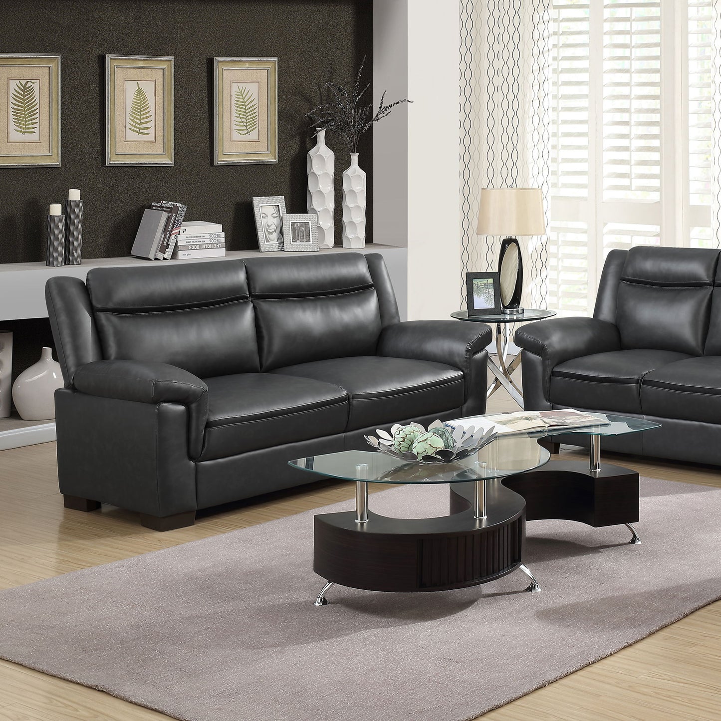Hawthorne - Sofa With Top Arms Lounge Furniture - Gray Furniture Max