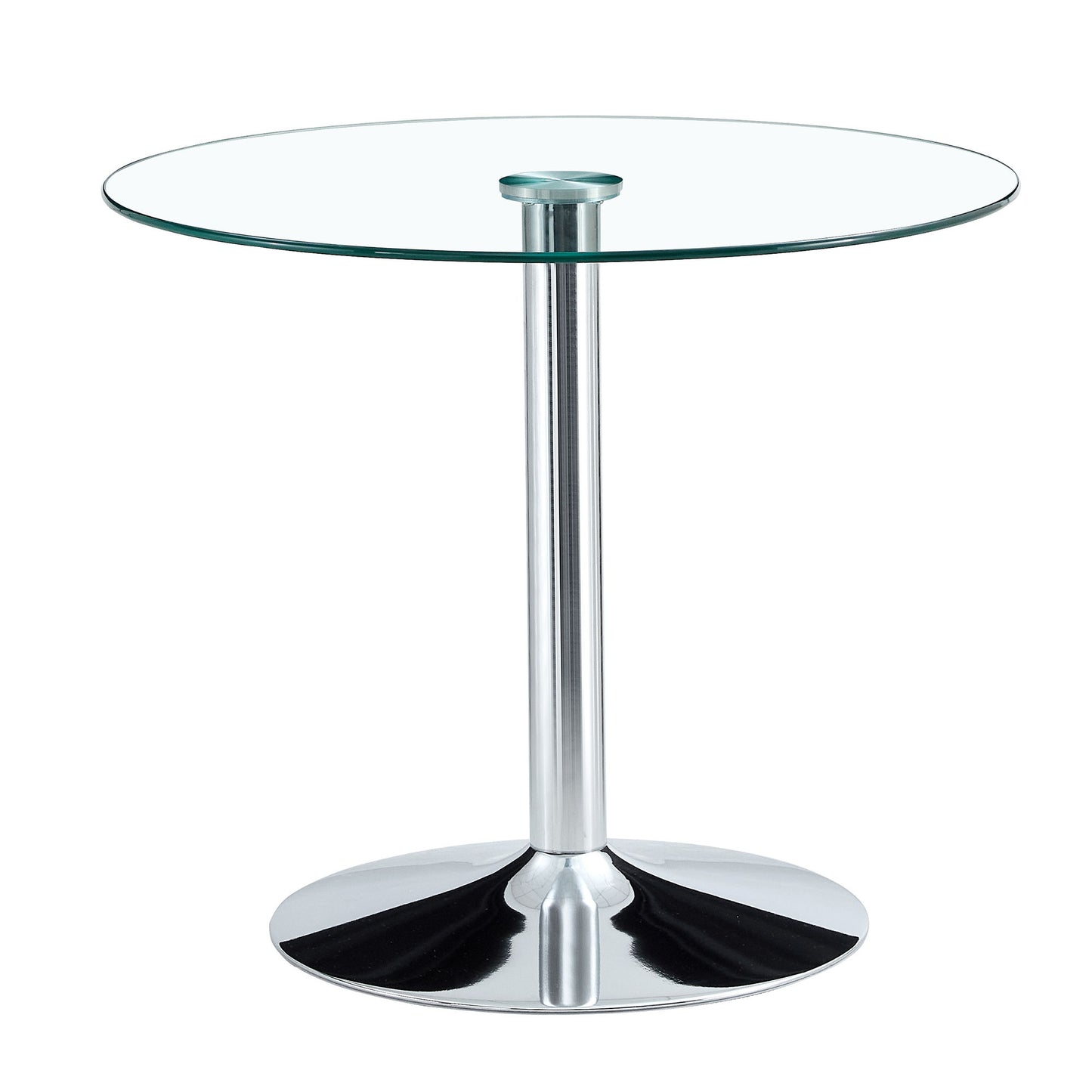 Modern Minimalist Round Dining Table With Glass Top Home Essentials