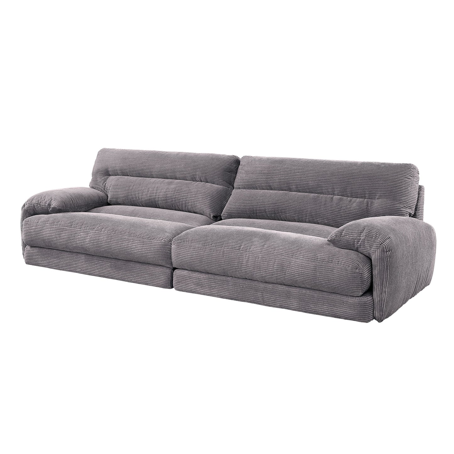Cadenza - Corduroy 2 Piece Living Room Set - Gray Acme