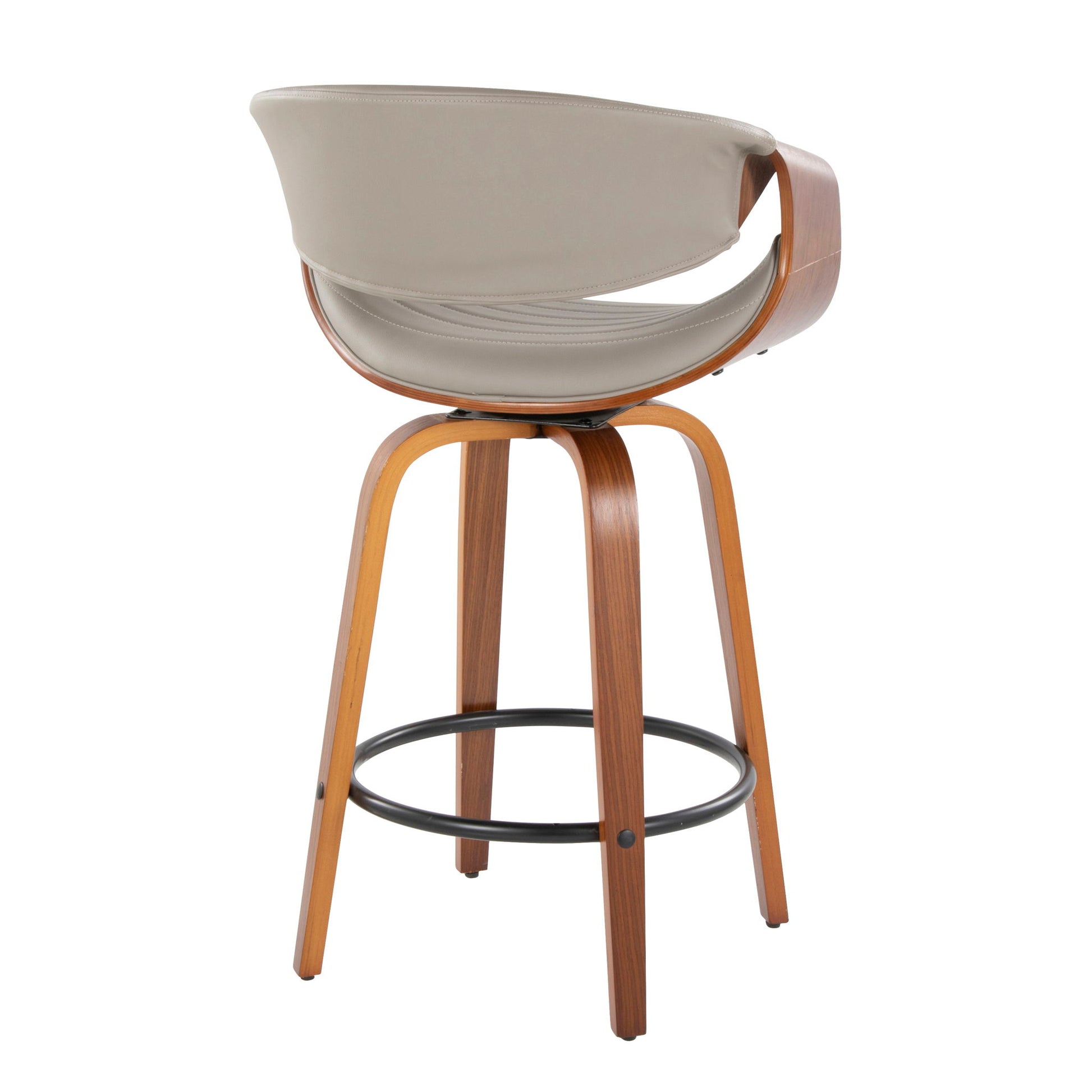 Symphony - Mid Century Stylish Design Modern Counter Stool (Set of 2) Lumi Source