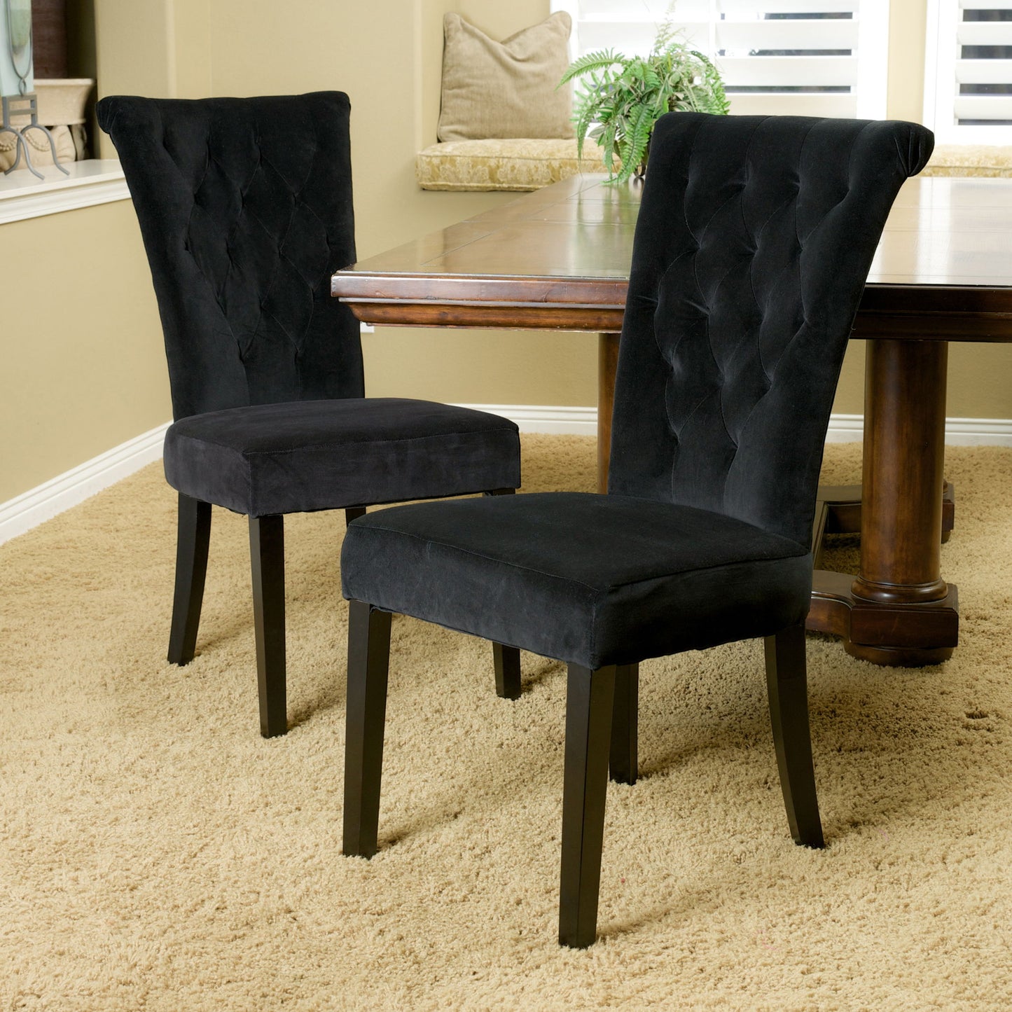 Charlotte - Dining Chair - Black Noble House