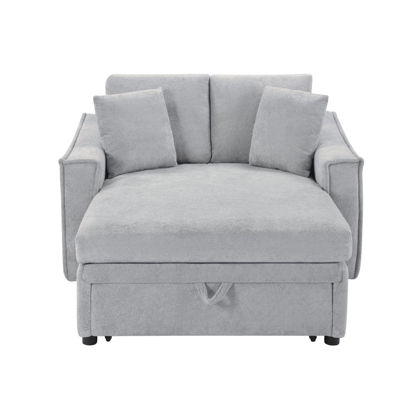 Modern Chaise Sofa With Hidden Storage For Living Room Hearth and Haven