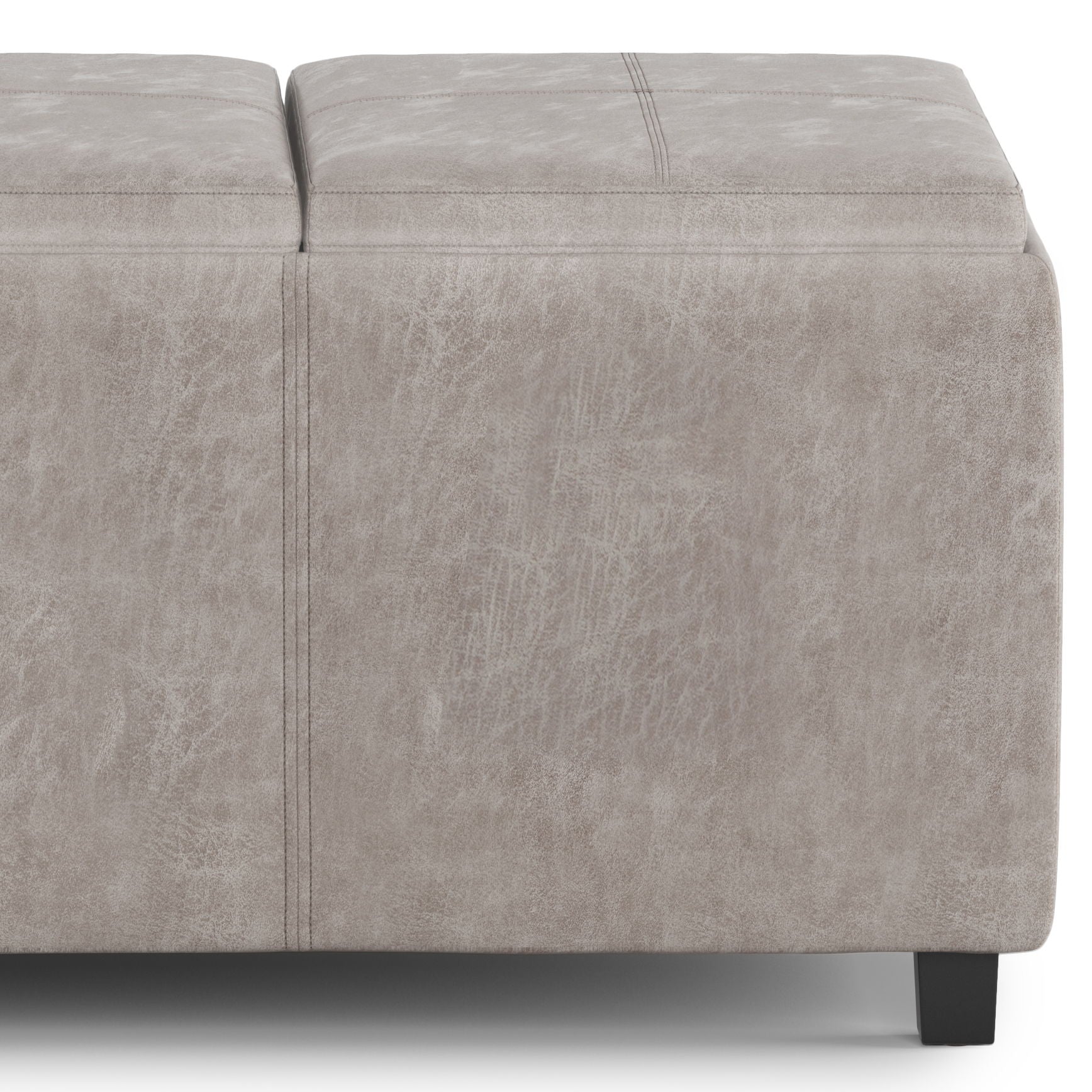 Avalon - Upholstered Storage Ottoman Simpli-Home