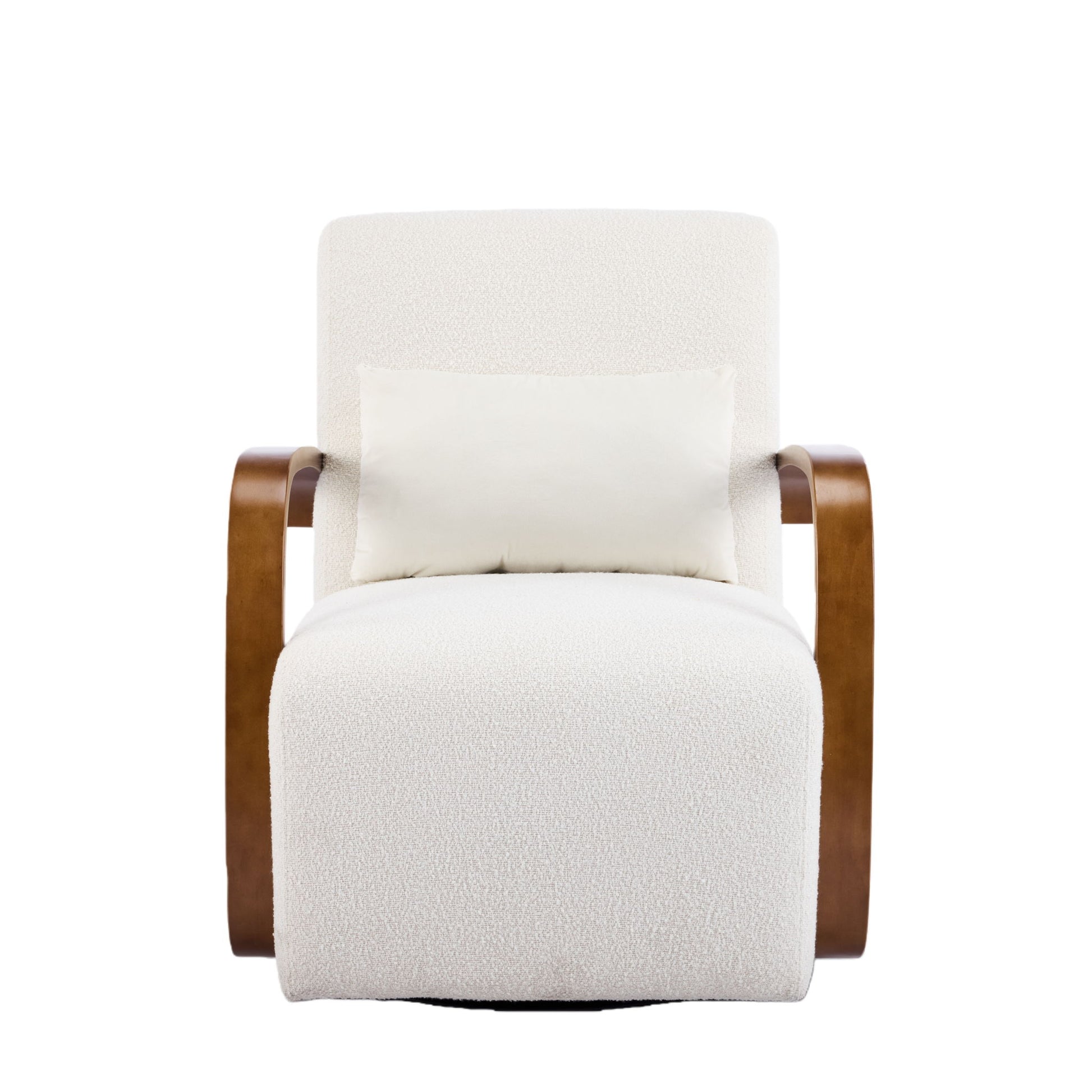 Swivel Accent Rotatable Ergonomic Single Chair For Living Room Home Essentials