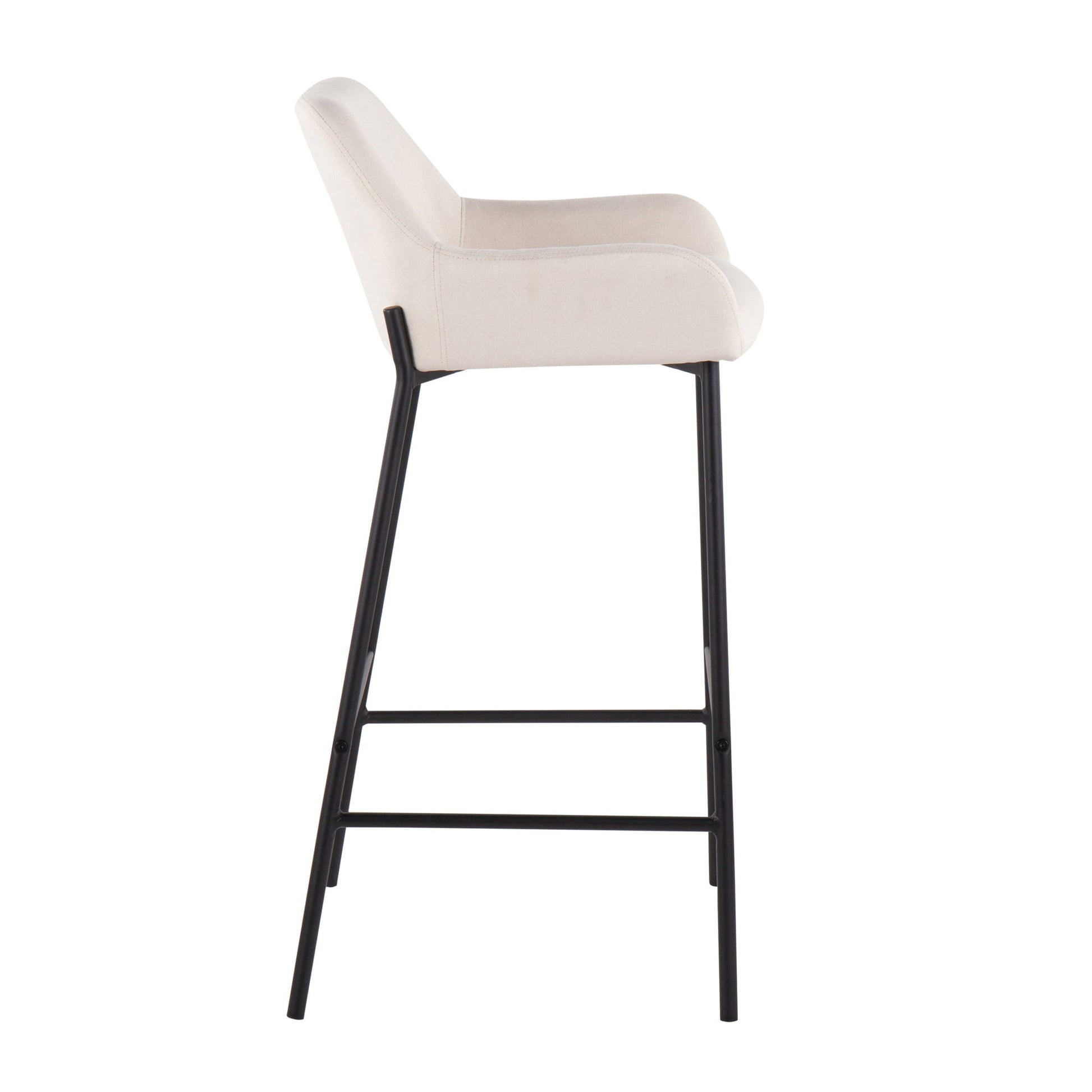 Daniella - Industrial Fixed Height Bar Stool (Set of 2) Lumi Source
