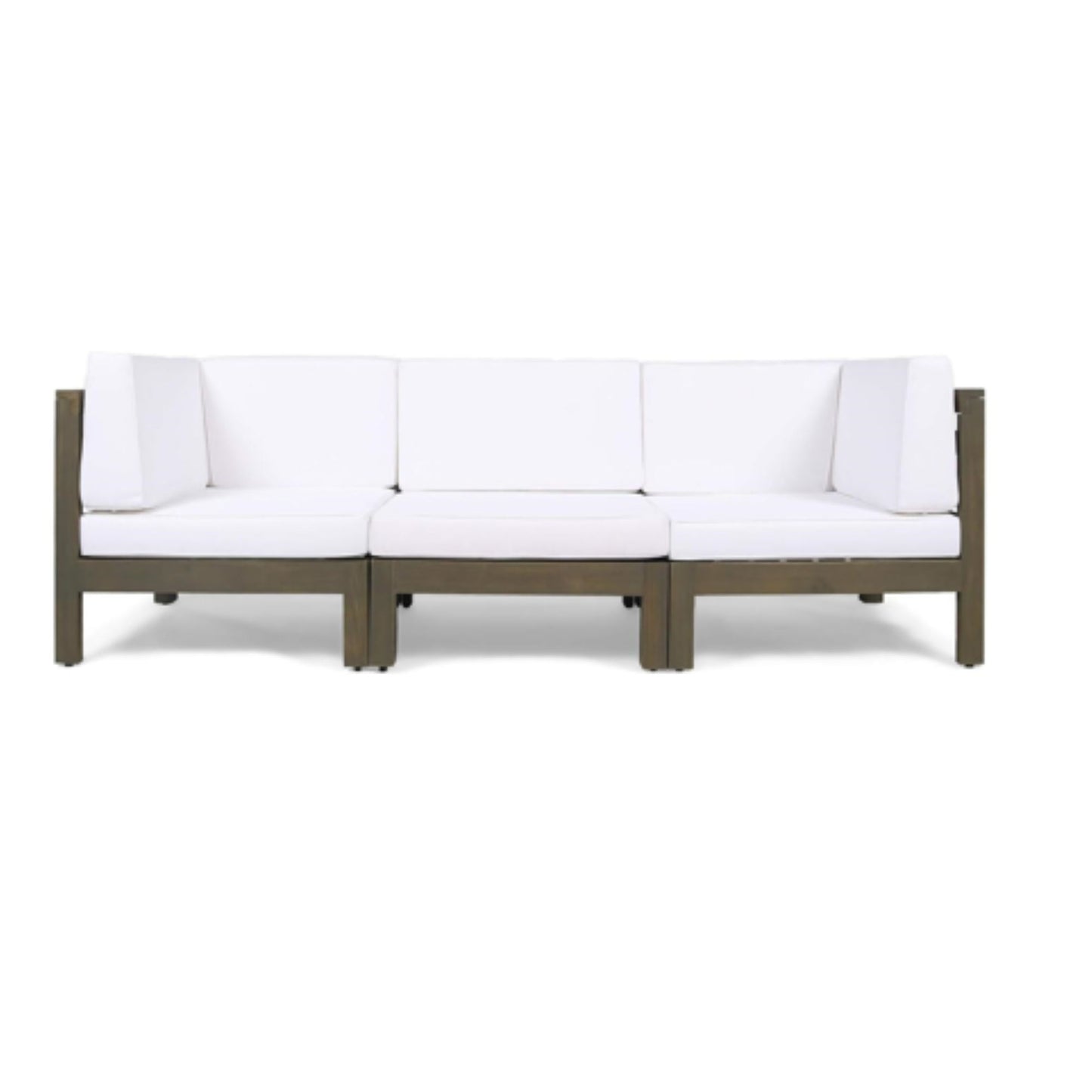 Oana - 3 Piece Sofa Set With Water Resistant Cushions Noble House