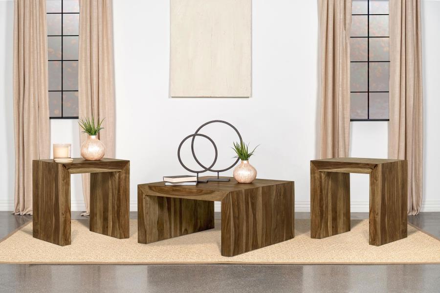 Odilia - Solid Wood Coffee And End Table Set Coaster Fine Furniture