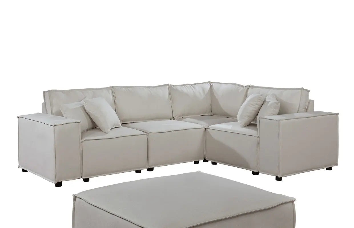Melrose - Modular Sectional Sofa With Ottoman Lilola Home