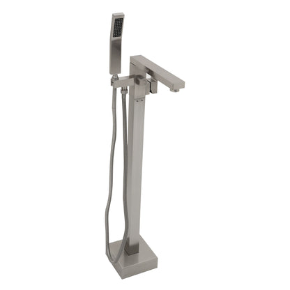 Freestanding Bathtub Faucet With Waterfall Tub Filler And Hand Shower Daily Nest