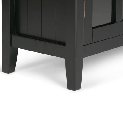 Acadian - Medium Storage Cabinet, Handcrafted Simpli-Home