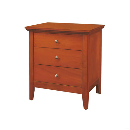 3 Drawer Nightstand & Dove Tailed Drawers Glory Furniture