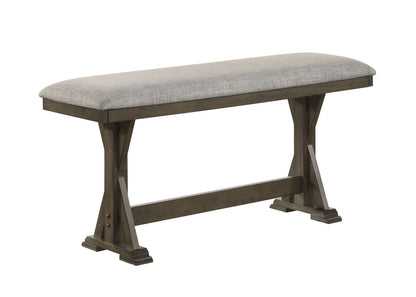 Lloyd - Counter Height Bench - Brown Crown Mark